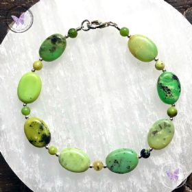 Chrysoprase Ovals Bracelet